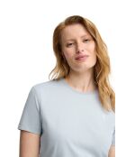 Blaues Kurzarm-T-Shirt aus Baumwolle Elodie für Babys