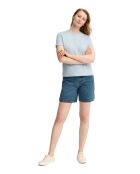 Blaues Kurzarm-T-Shirt aus Baumwolle Elodie für Babys