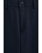 Marineblaue Hose Adamo aus Leinenmischung