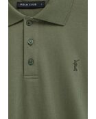 Polo a manica corta in cotone verde Enzo