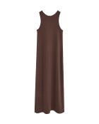 Robe en coton Alessia chocolate