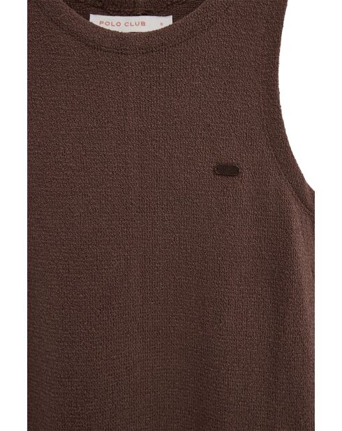 Robe en coton Alessia chocolate
