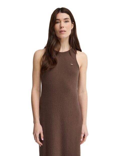 Robe en coton Alessia chocolate