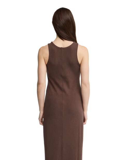 Robe en coton Alessia chocolate
