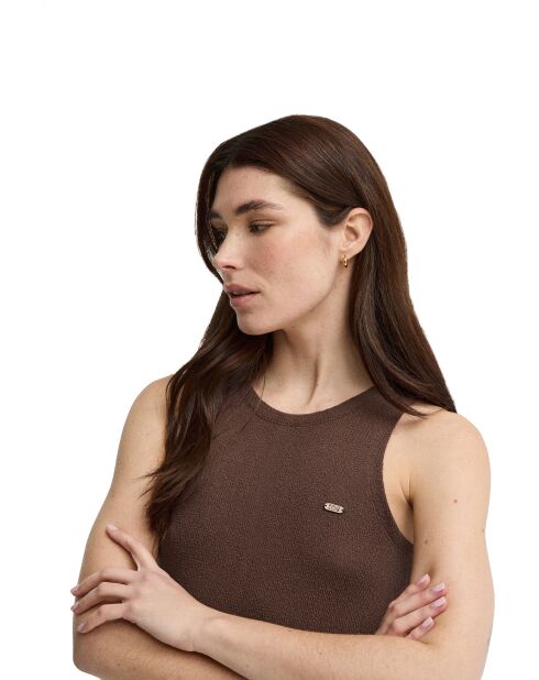 Robe en coton Alessia chocolate