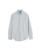 Camicia Pacôme baby in cotone a maniche lunghe blu