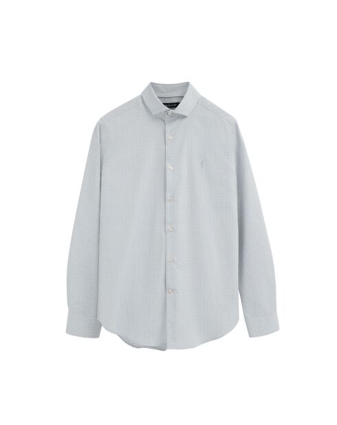 Camicia Pacôme baby in cotone a maniche lunghe blu