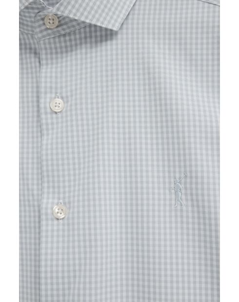 Camicia Pacôme baby in cotone a maniche lunghe blu