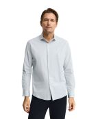 Camicia Pacôme baby in cotone a maniche lunghe blu