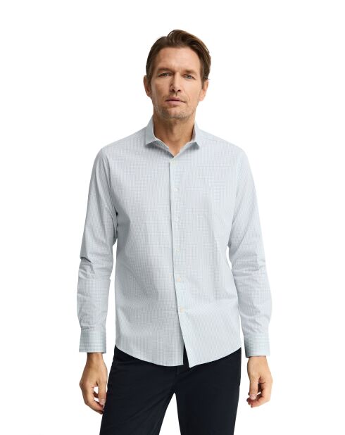 Camicia Pacôme baby in cotone a maniche lunghe blu