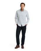 Camicia Pacôme baby in cotone a maniche lunghe blu