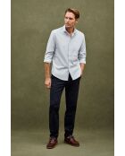 Camicia Pacôme baby in cotone a maniche lunghe blu