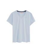 Eva Baby-Kurzarm-T-Shirt aus Baumwolle in Blau