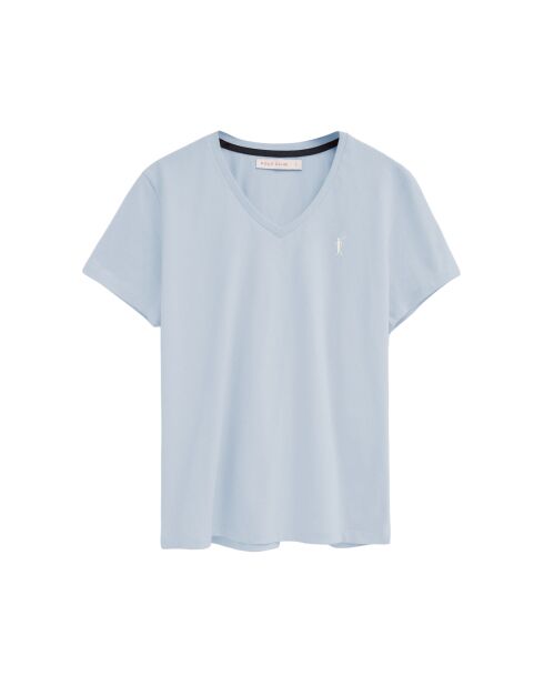 Eva Baby-Kurzarm-T-Shirt aus Baumwolle in Blau