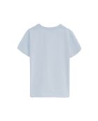 Eva Baby-Kurzarm-T-Shirt aus Baumwolle in Blau