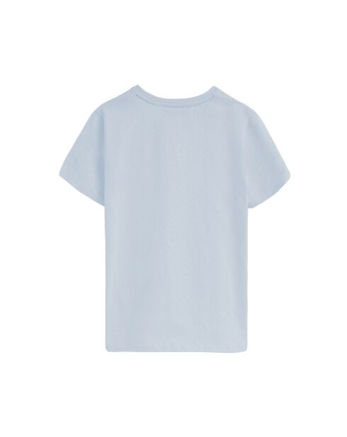 Eva Baby-Kurzarm-T-Shirt aus Baumwolle in Blau