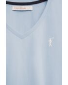 Eva Baby-Kurzarm-T-Shirt aus Baumwolle in Blau