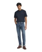 Jeans Angelo in cotone blu medio