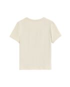 T-Shirt à manches courtes en coton Gabrielle cream