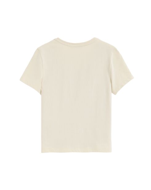 T-Shirt à manches courtes en coton Gabrielle cream