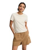 T-Shirt à manches courtes en coton Gabrielle cream