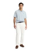 Polo a manica corta in cotone blu baby Augustin