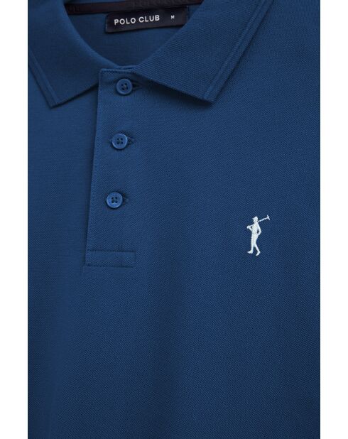 Set aus 2 mehrfarbigen Fabien Kurzarm-Poloshirts aus Baumwolle