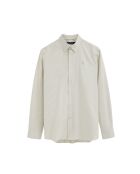 Camicia a maniche lunghe Jean-Marc in cotone blu da bambino