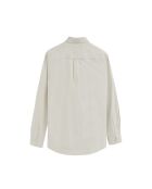 Camicia a maniche lunghe Jean-Marc in cotone blu da bambino
