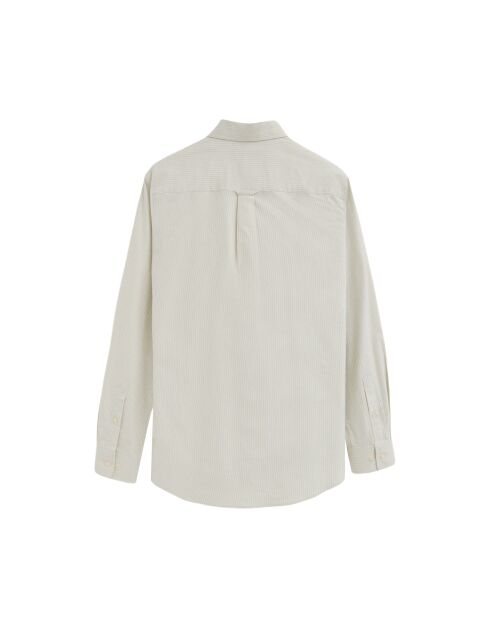Camicia a maniche lunghe Jean-Marc in cotone blu da bambino
