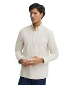 Camicia a maniche lunghe Jean-Marc in cotone blu da bambino