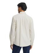 Camicia a maniche lunghe Jean-Marc in cotone blu da bambino
