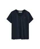 T-Shirt à manches courtes en coton Esther navy
