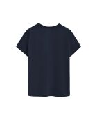 T-Shirt à manches courtes en coton Esther navy