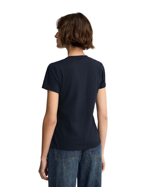 T-Shirt à manches courtes en coton Esther navy