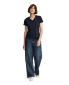 T-Shirt à manches courtes en coton Esther navy