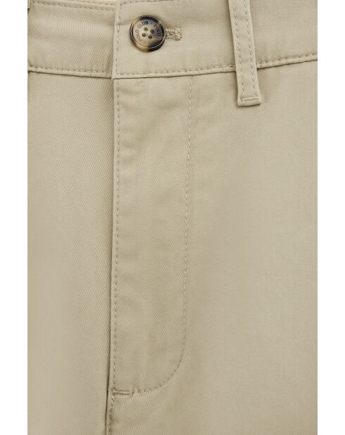 Crèmekleurige katoenen chinobroek Tyler