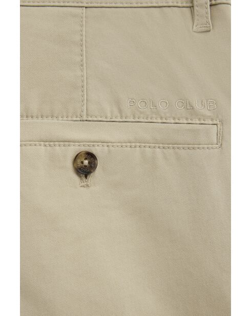 Crèmekleurige katoenen chinobroek Tyler