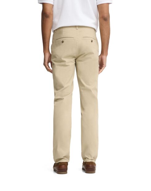 Crèmekleurige katoenen chinobroek Tyler