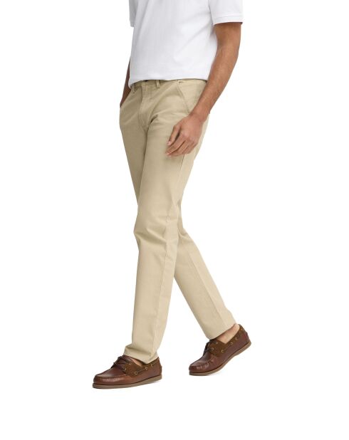 Crèmekleurige katoenen chinobroek Tyler