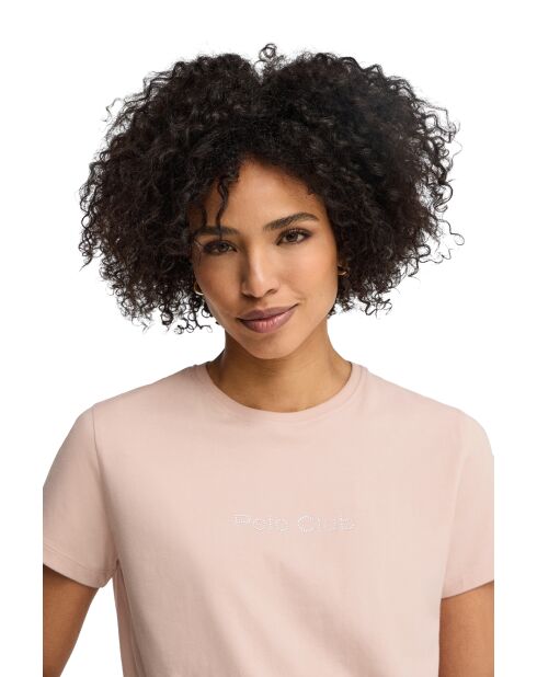Inès Makeup Kurzarm-T-Shirt aus Baumwolle