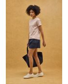 Inès Makeup Kurzarm-T-Shirt aus Baumwolle