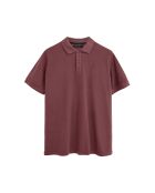 Polo a manica corta Dimitri rose wine in cotone