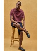 Polo a manica corta Dimitri rose wine in cotone