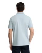 Polo Gaël baby blu a manica corta in cotone