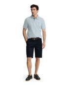Polo Gaël baby blu a manica corta in cotone