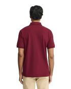 Polo à manches courtes en coton Armand garnet