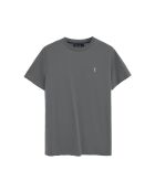 T-Shirt à manches courtes en coton Léon asphalt
