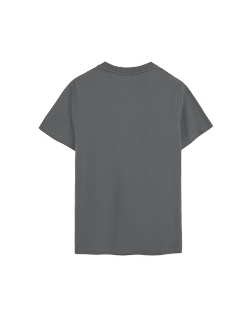 T-Shirt à manches courtes en coton Léon asphalt
