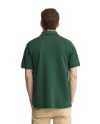 Polo Amaury in cotone a manica corta verde bottiglia